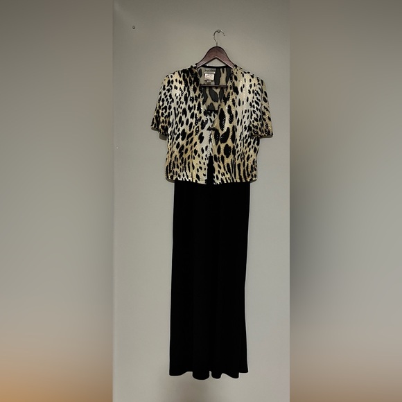 Joseph Ribkoff leopard print maxi dress - Picture 1 of 5